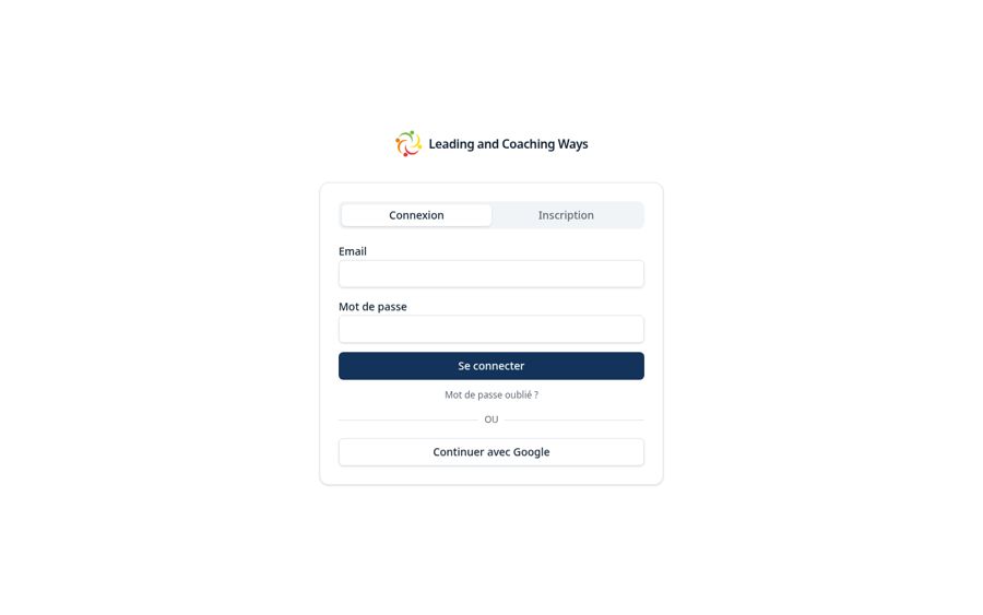 Aperçu du site CRM