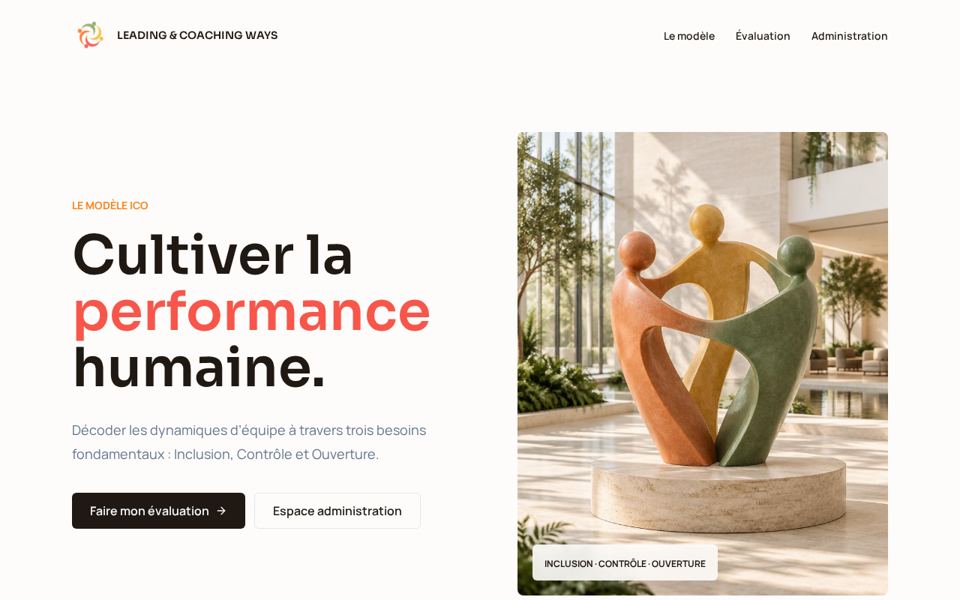 Aperçu du site ICO